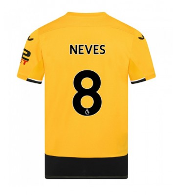 Wolves Ruben Neves #8 Hjemmedrakt 2022-23 Kortermet